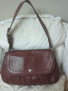 Coach Brown Leather Shoulder Bag